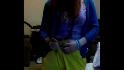 قرب فيديو الاستمناء من قبل Light Fairy أحمر الشعر